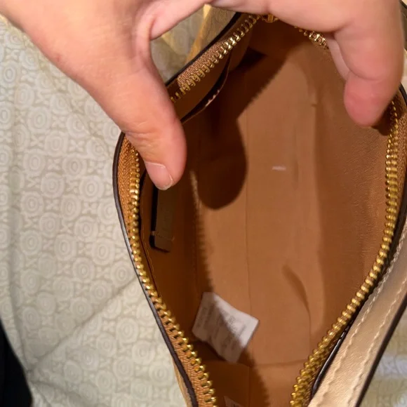 Coach Tan Signature Crossbody Bag - Picture 5 of 6